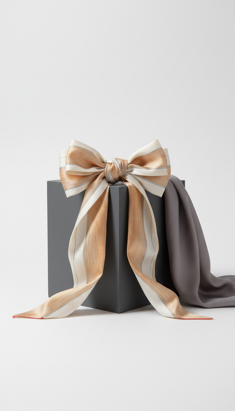 Luxury silk ribbon accessory